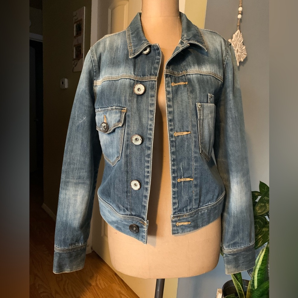Vintage Y2K Arizona Jean Jacket Washed M